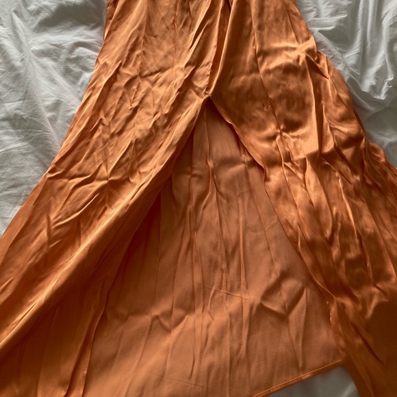 Zara Orange Maxi Dress - Picture 7 of 8